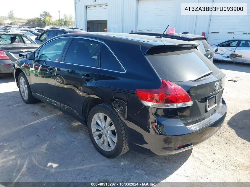 2015 Toyota Venza Le VIN: 4T3ZA3BB3FU093900 Lot: 40513297