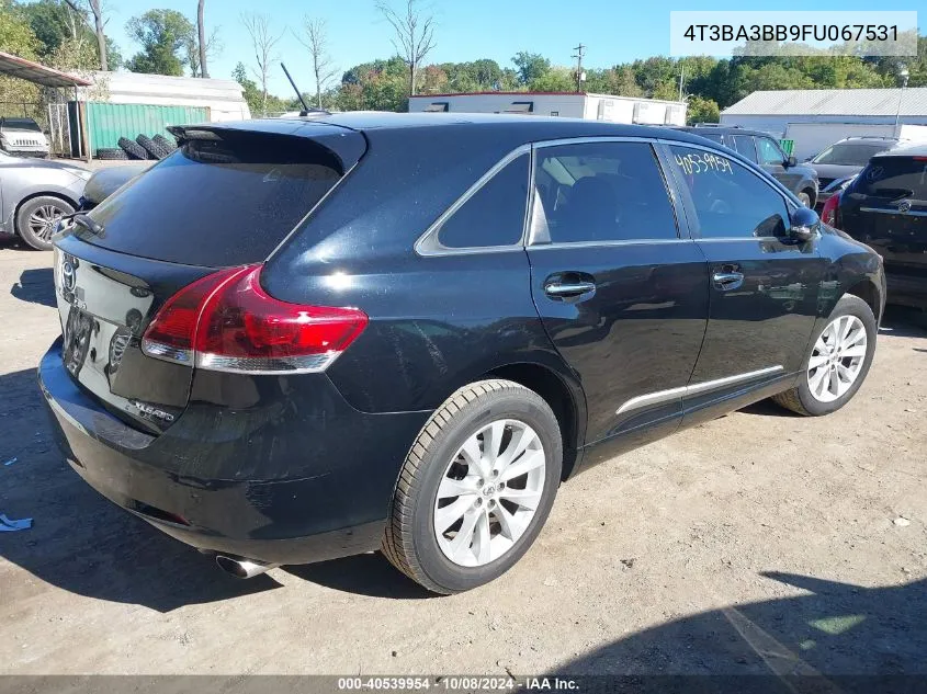 4T3BA3BB9FU067531 2015 Toyota Venza Le/Xle