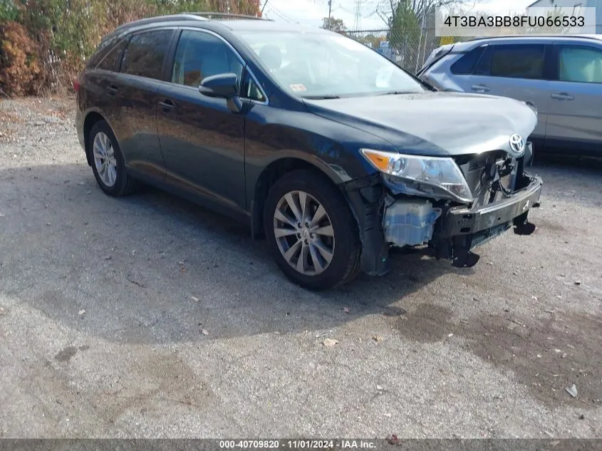 2015 Toyota Venza Le VIN: 4T3BA3BB8FU066533 Lot: 40709820