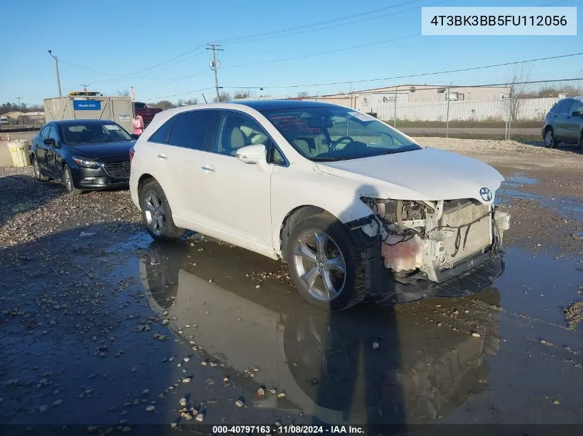 2015 Toyota Venza Limited V6 VIN: 4T3BK3BB5FU112056 Lot: 40797163