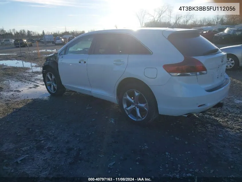 2015 Toyota Venza Limited V6 VIN: 4T3BK3BB5FU112056 Lot: 40797163