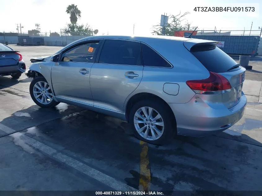 2015 Toyota Venza Le VIN: 4T3ZA3BB4FU091573 Lot: 40871329