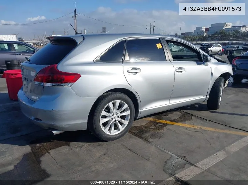 2015 Toyota Venza Le VIN: 4T3ZA3BB4FU091573 Lot: 40871329