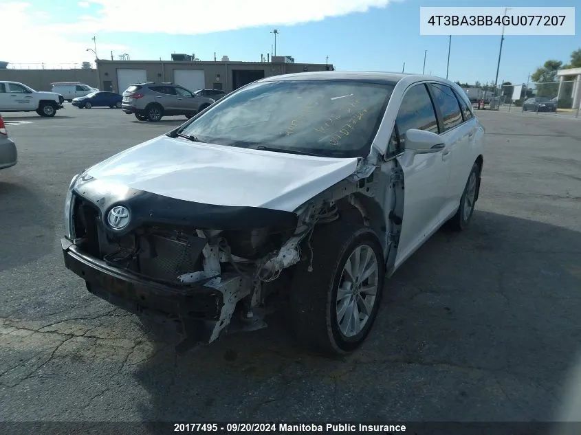 4T3BA3BB4GU077207 2016 Toyota Venza