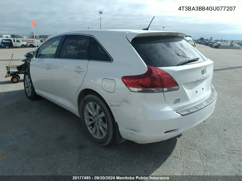 4T3BA3BB4GU077207 2016 Toyota Venza