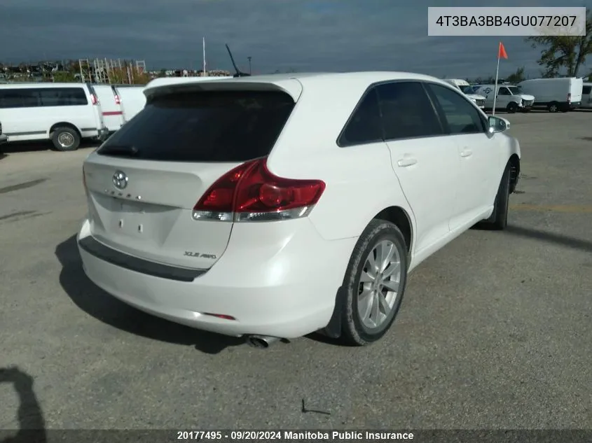 4T3BA3BB4GU077207 2016 Toyota Venza