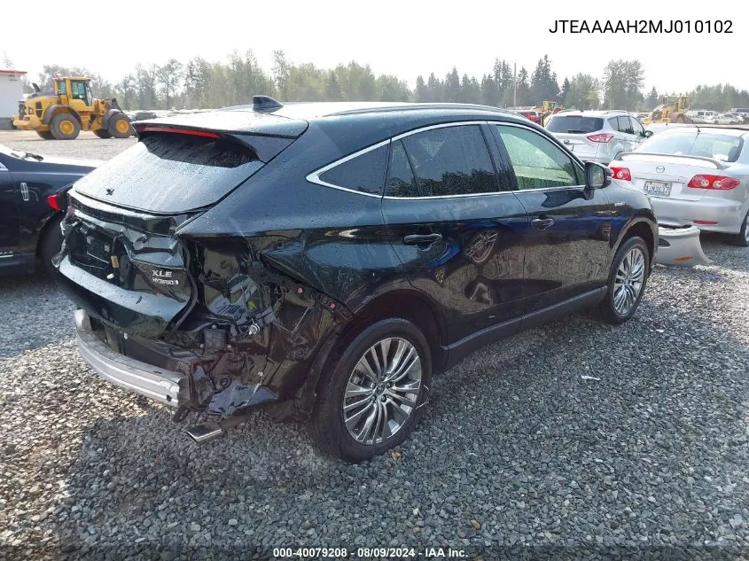 2021 Toyota Venza Xle VIN: JTEAAAAH2MJ010102 Lot: 40079208