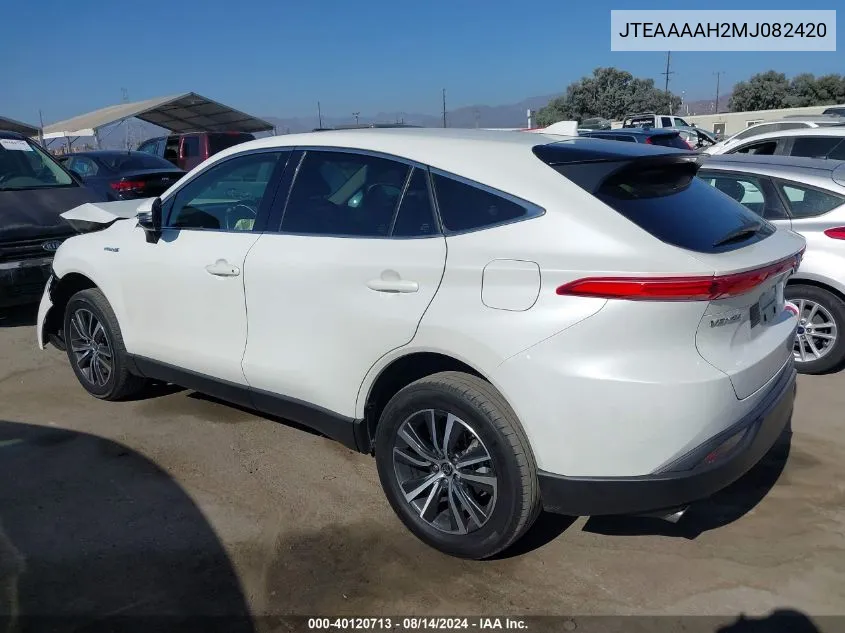 2021 Toyota Venza Le VIN: JTEAAAAH2MJ082420 Lot: 40120713