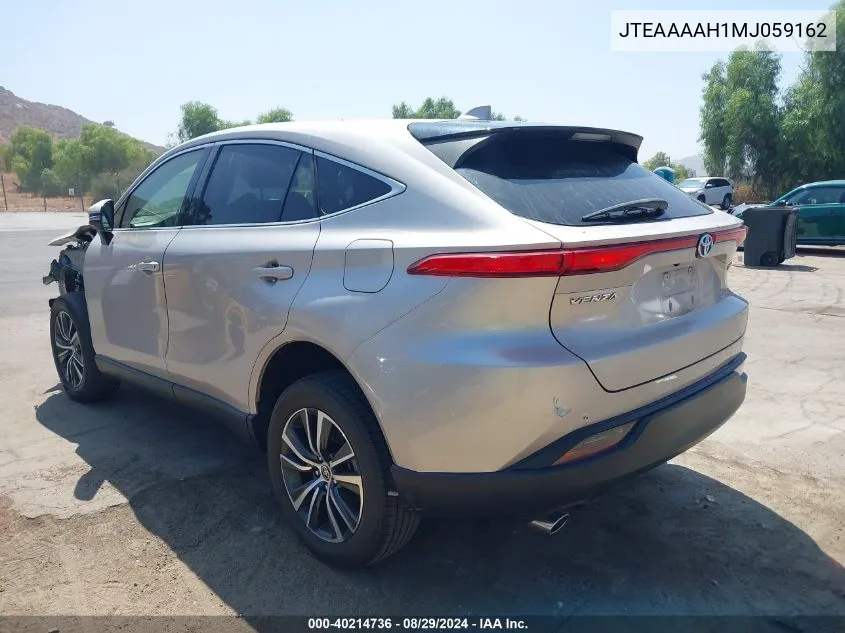 2021 Toyota Venza Le VIN: JTEAAAAH1MJ059162 Lot: 40214736