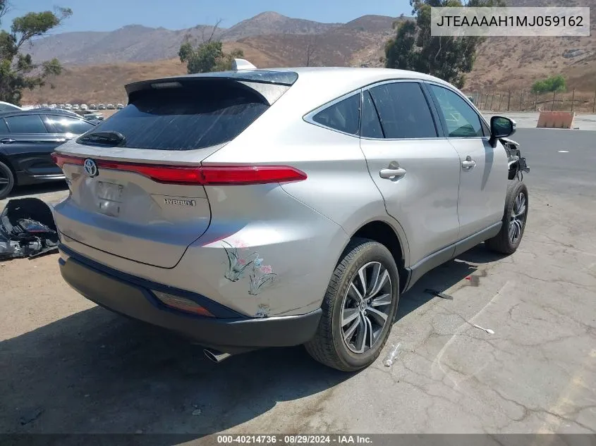 2021 Toyota Venza Le VIN: JTEAAAAH1MJ059162 Lot: 40214736