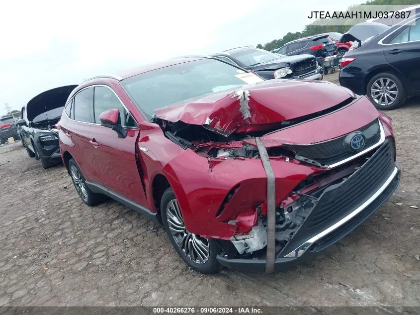 2021 Toyota Venza Xle VIN: JTEAAAAH1MJ037887 Lot: 40266276