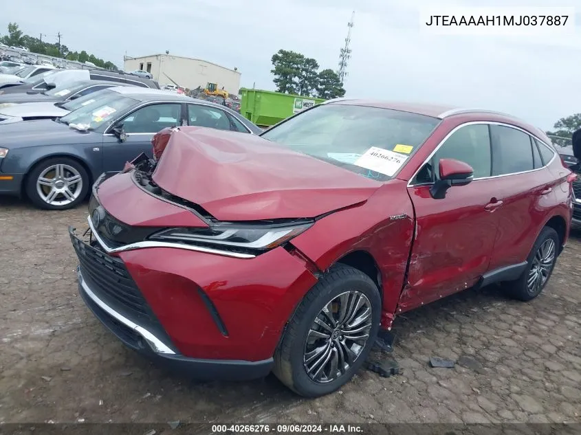 2021 Toyota Venza Xle VIN: JTEAAAAH1MJ037887 Lot: 40266276