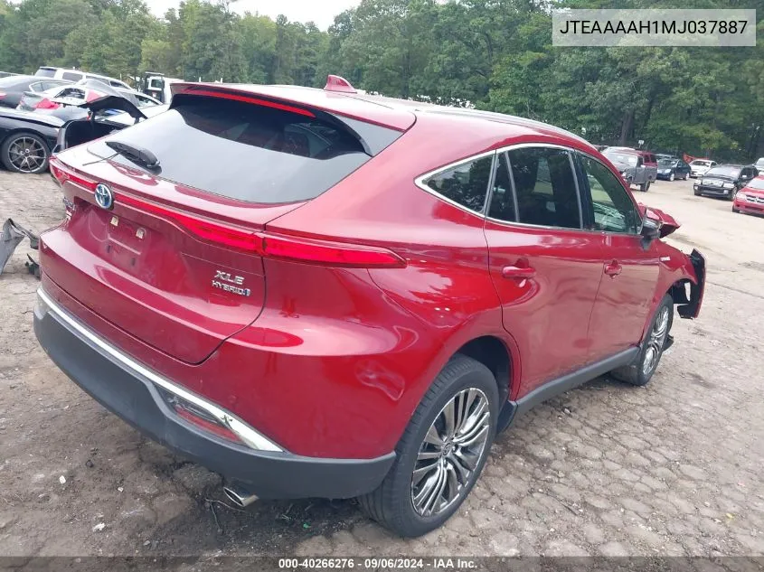 2021 Toyota Venza Xle VIN: JTEAAAAH1MJ037887 Lot: 40266276