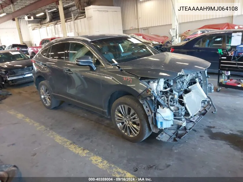 2021 Toyota Venza Xle VIN: JTEAAAAH9MJ064108 Lot: 40359004