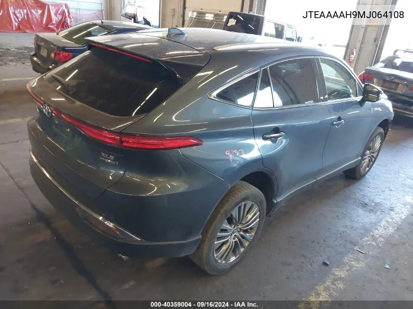 2021 Toyota Venza Xle VIN: JTEAAAAH9MJ064108 Lot: 40359004