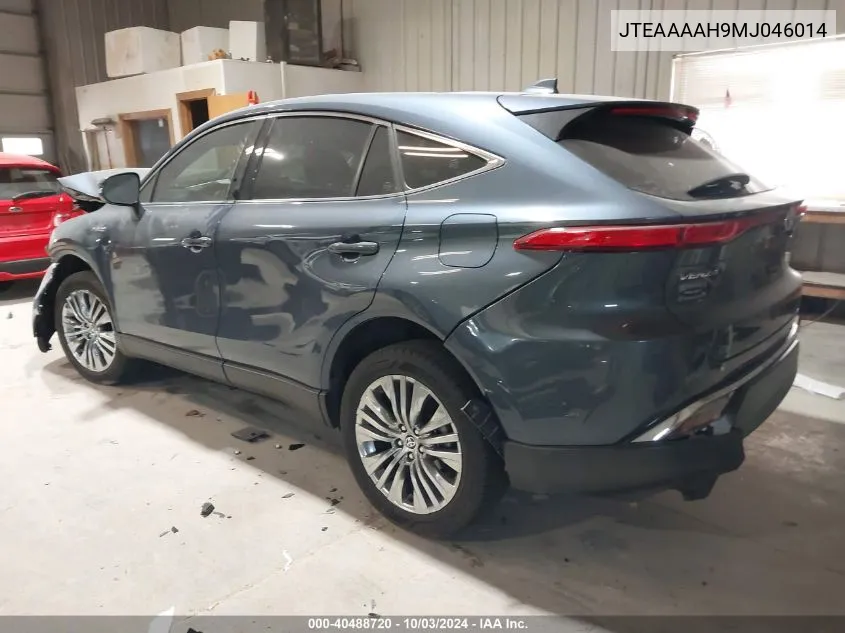 2021 Toyota Venza Limited VIN: JTEAAAAH9MJ046014 Lot: 40488720