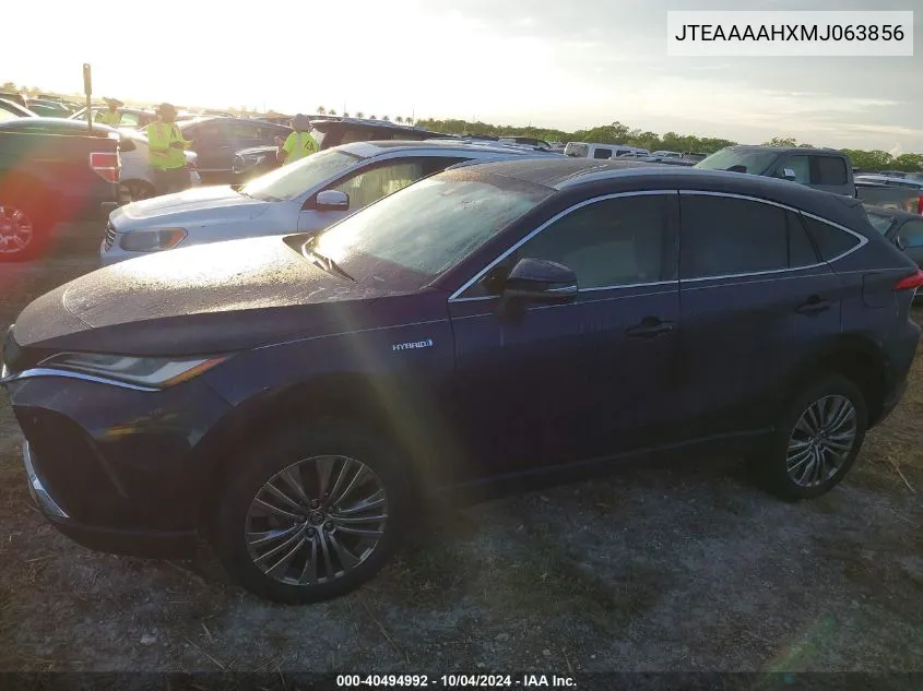 2021 Toyota Venza Xle VIN: JTEAAAAHXMJ063856 Lot: 40494992