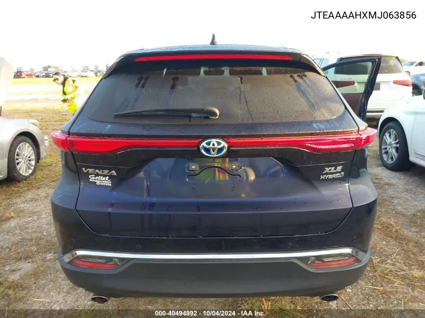 2021 Toyota Venza Xle VIN: JTEAAAAHXMJ063856 Lot: 40494992