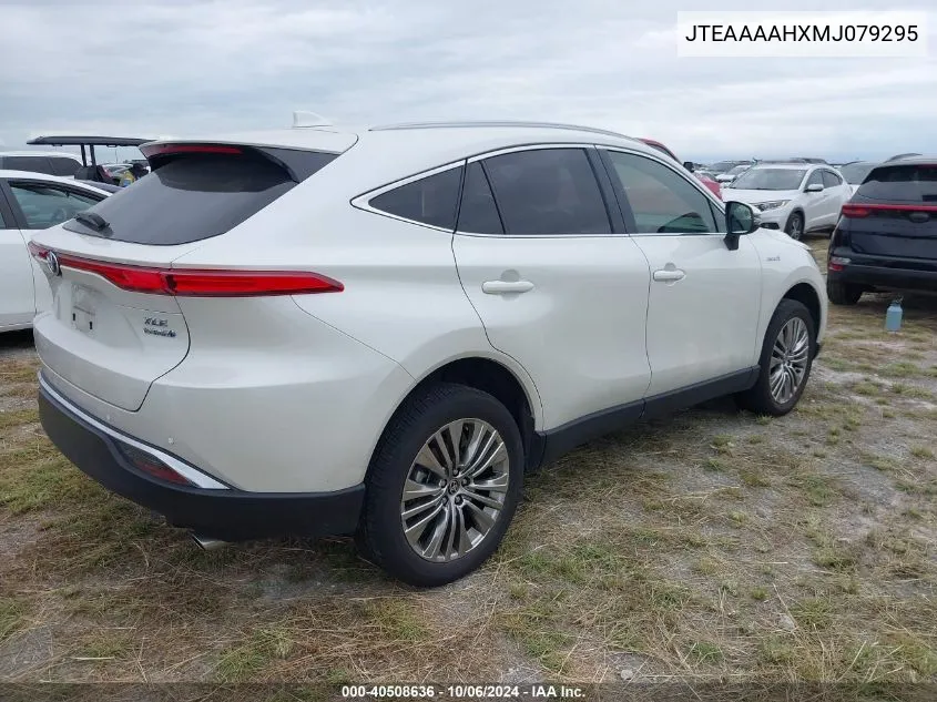 2021 Toyota Venza Le/Xle/Limited VIN: JTEAAAAHXMJ079295 Lot: 40508636