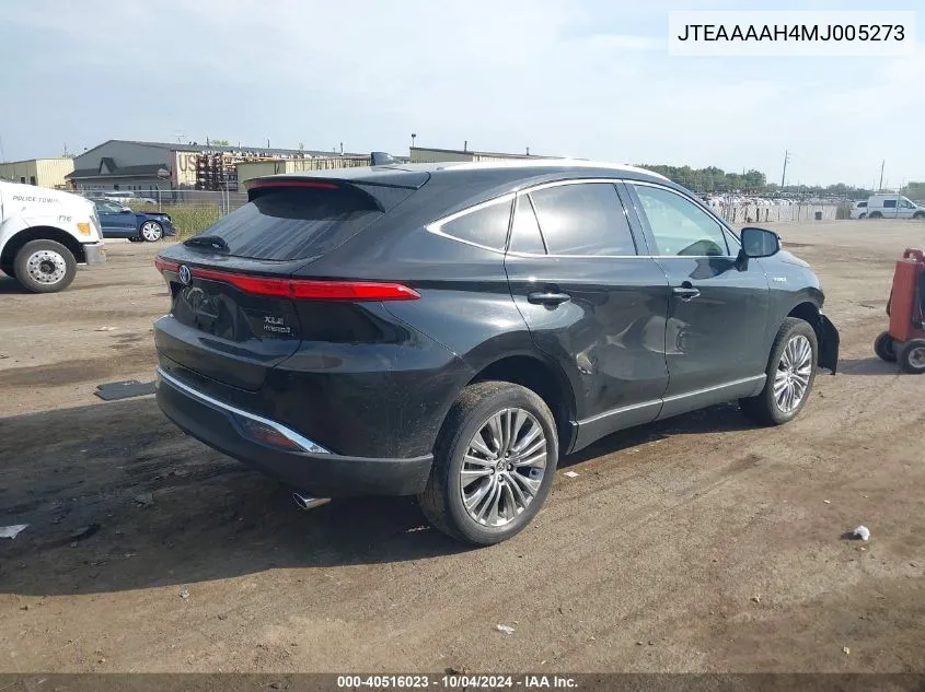 2021 Toyota Venza Xle VIN: JTEAAAAH4MJ005273 Lot: 40516023