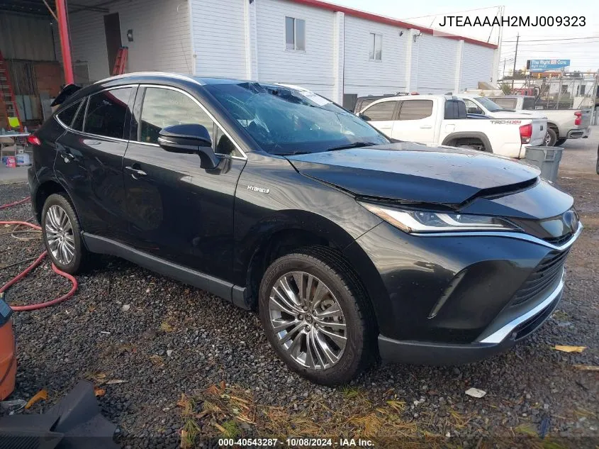 2021 Toyota Venza Xle VIN: JTEAAAAH2MJ009323 Lot: 40543287