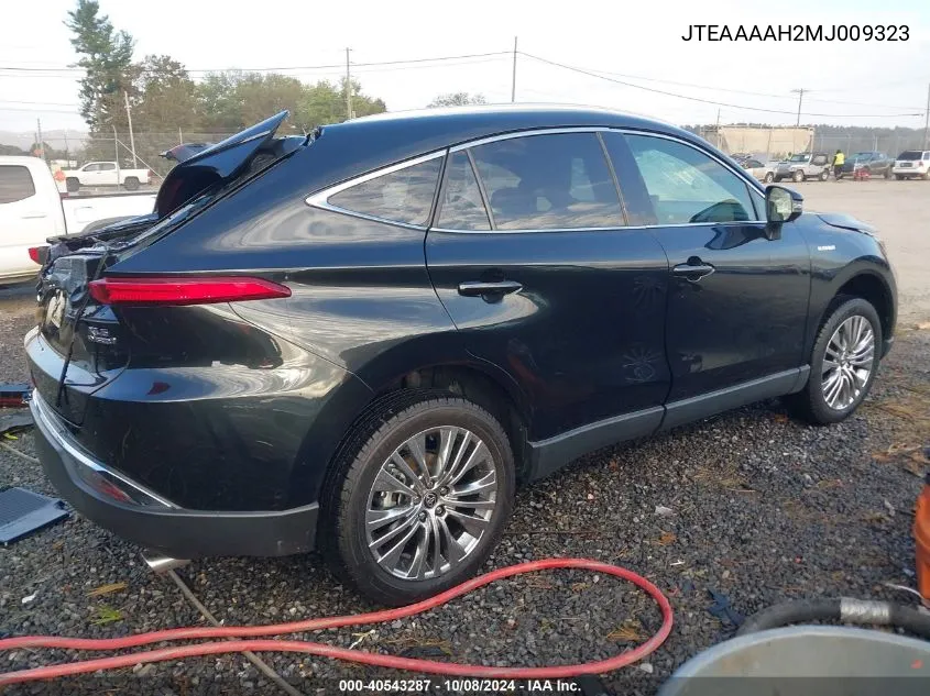 2021 Toyota Venza Xle VIN: JTEAAAAH2MJ009323 Lot: 40543287