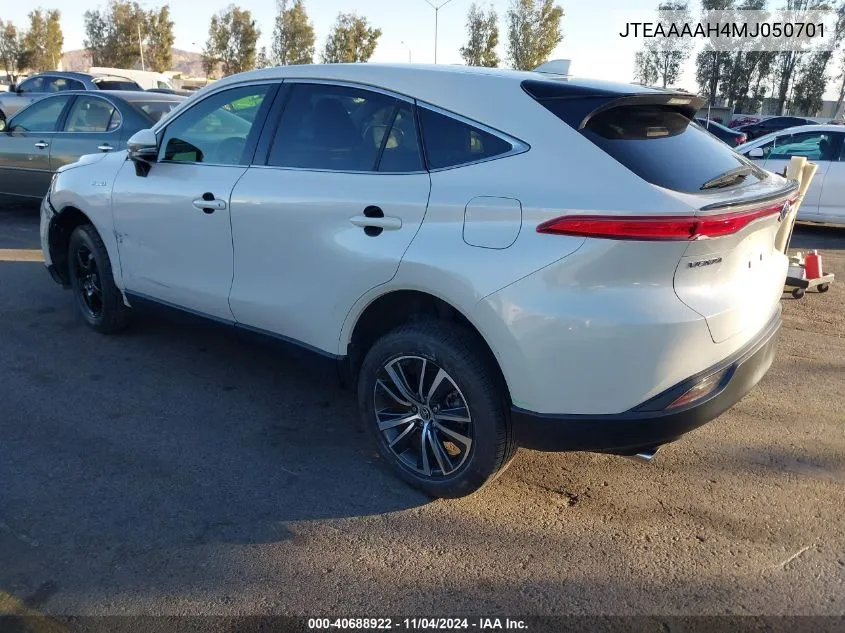 2021 Toyota Venza Le VIN: JTEAAAAH4MJ050701 Lot: 40688922