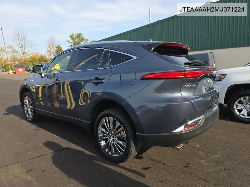 2021 Toyota Venza Limited VIN: JTEAAAAH2MJ071224 Lot: 40750294