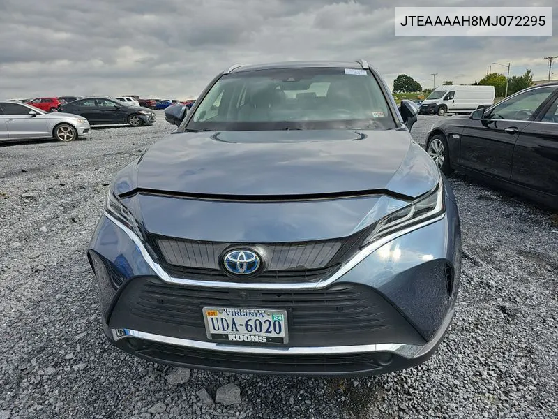 2021 Toyota Venza Limited VIN: JTEAAAAH8MJ072295 Lot: 40827417