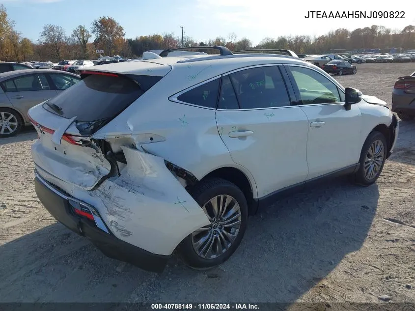 2022 Toyota Venza Xle VIN: JTEAAAAH5NJ090822 Lot: 40788149