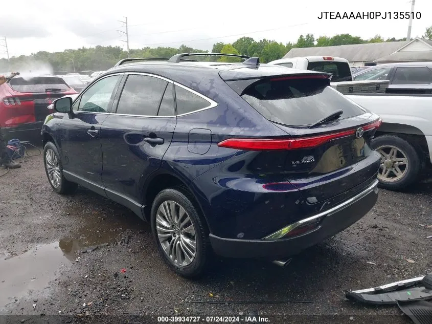 2023 Toyota Venza Xle VIN: JTEAAAAH0PJ135510 Lot: 39934727