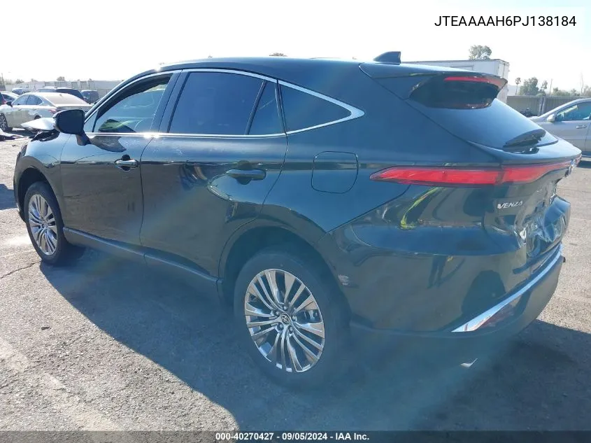 2023 Toyota Venza Limited VIN: JTEAAAAH6PJ138184 Lot: 40270427