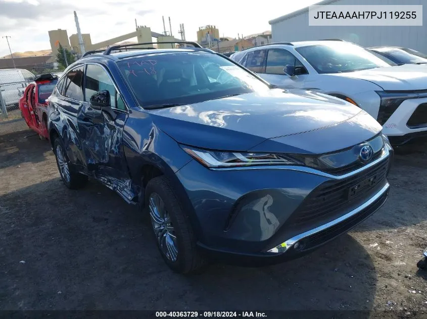 2023 Toyota Venza Xle VIN: JTEAAAAH7PJ119255 Lot: 40363729