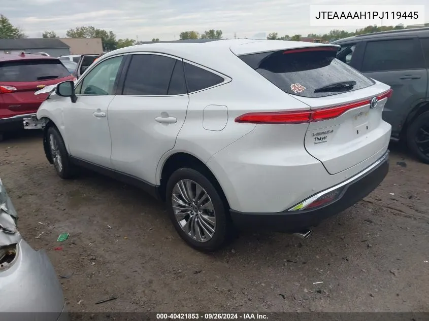 2023 Toyota Venza Limited VIN: JTEAAAAH1PJ119445 Lot: 40421853