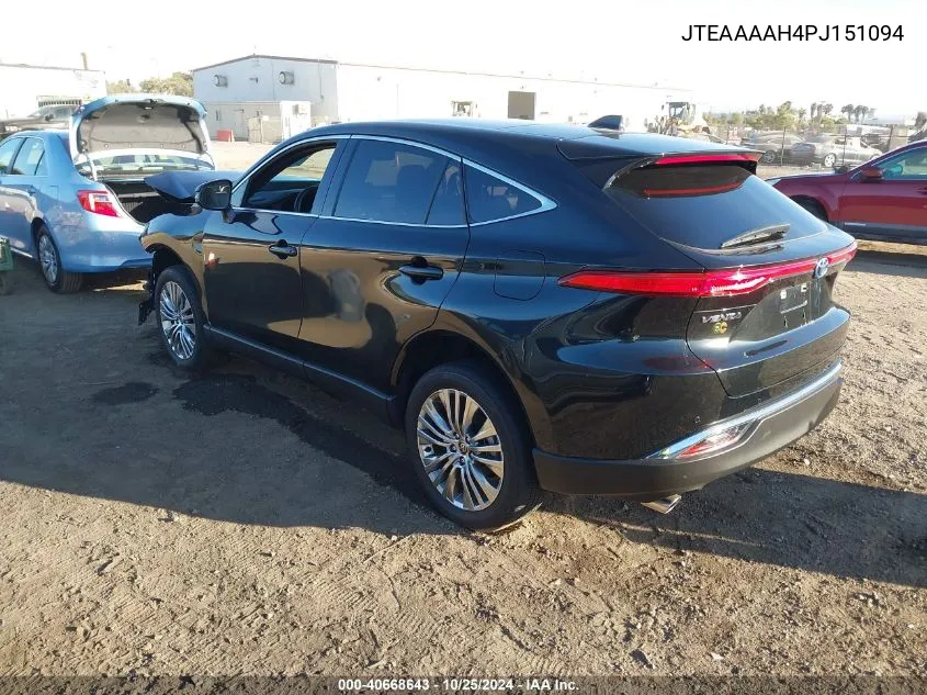 2023 Toyota Venza Limited VIN: JTEAAAAH4PJ151094 Lot: 40668643