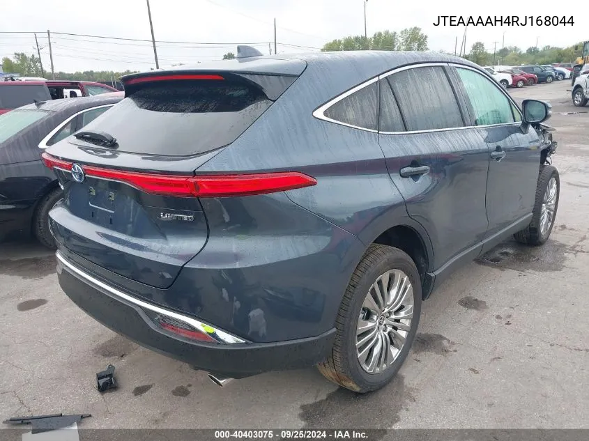 2024 Toyota Venza Limited VIN: JTEAAAAH4RJ168044 Lot: 40403075