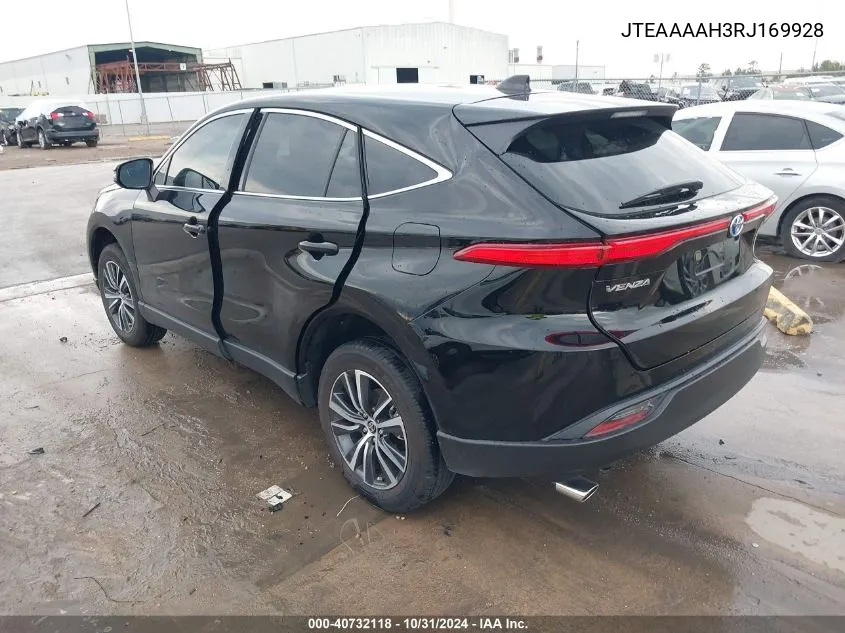 2024 Toyota Venza Le VIN: JTEAAAAH3RJ169928 Lot: 40732118