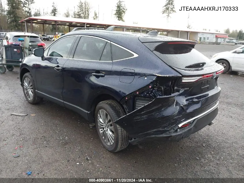 2024 Toyota Venza Limited VIN: JTEAAAAHXRJ170333 Lot: 40903861