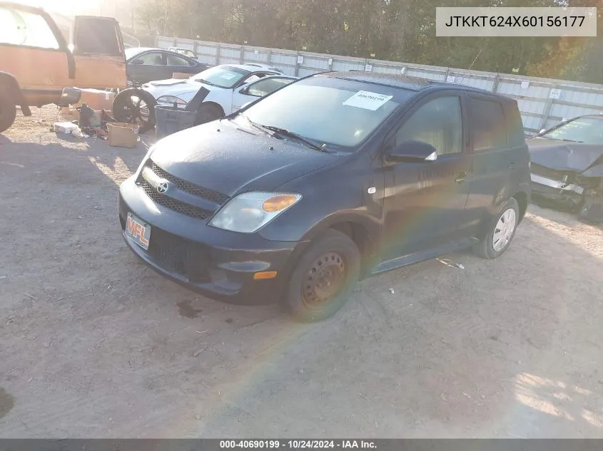 2006 Scion Xa VIN: JTKKT624X60156177 Lot: 40690199