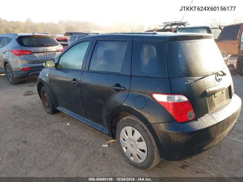 2006 Scion Xa VIN: JTKKT624X60156177 Lot: 40690199