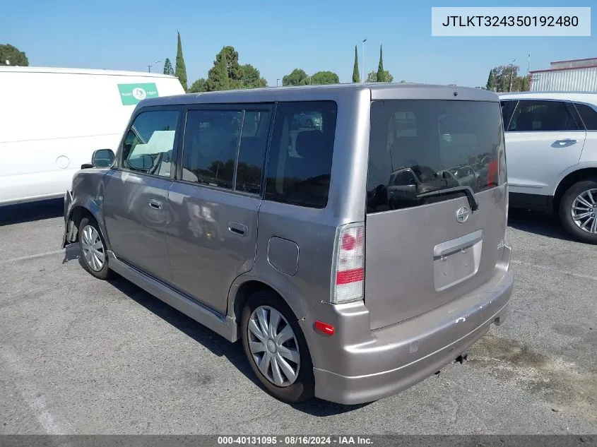 JTLKT324350192480 2005 Scion Xb