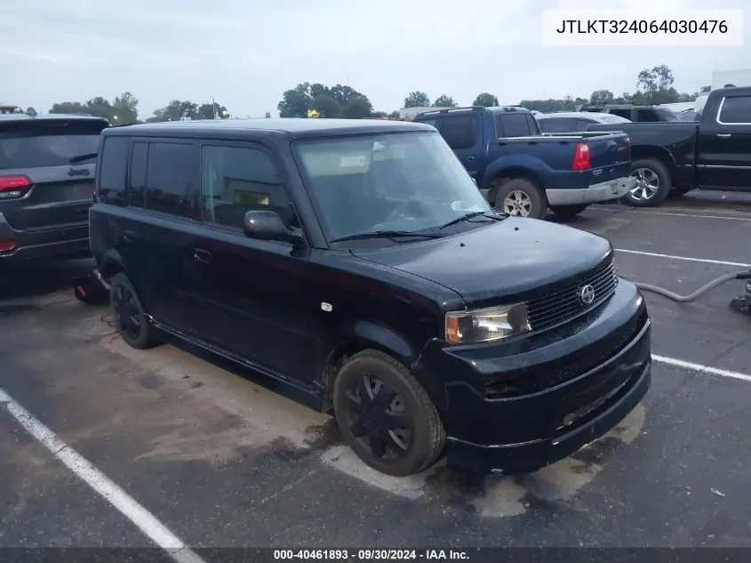 2006 Toyota Scion Xb VIN: JTLKT324064030476 Lot: 40461893