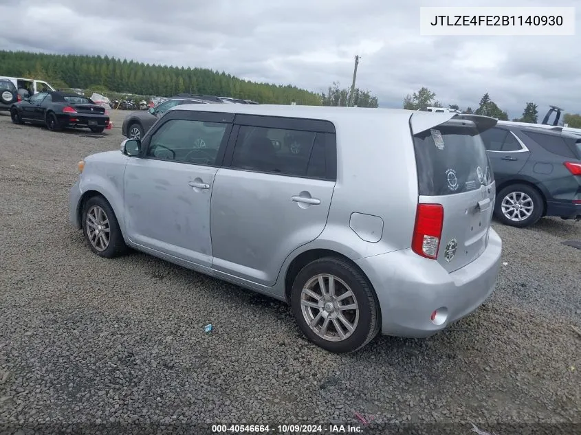 2011 Scion Xb Base (Retail Orders Only) (A4) VIN: JTLZE4FE2B1140930 Lot: 40546664