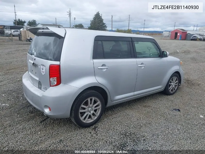 2011 Scion Xb Base (Retail Orders Only) (A4) VIN: JTLZE4FE2B1140930 Lot: 40546664