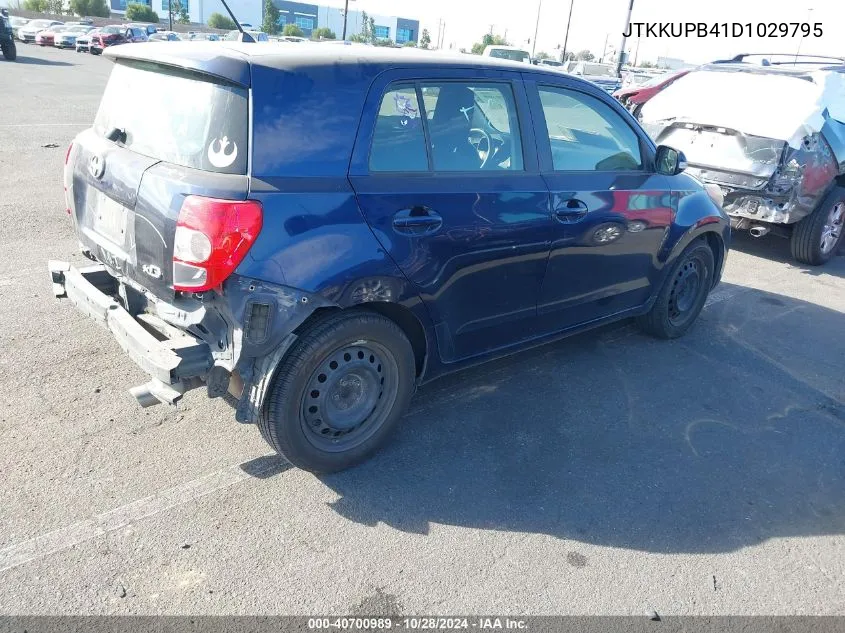 2013 Scion Xd VIN: JTKKUPB41D1029795 Lot: 40700989