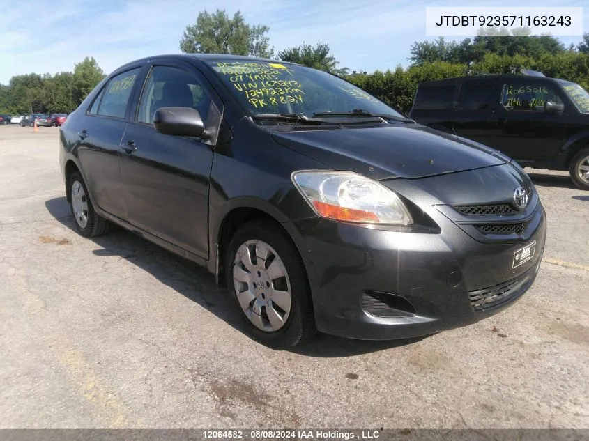 JTDBT923571163243 2007 Toyota Yaris