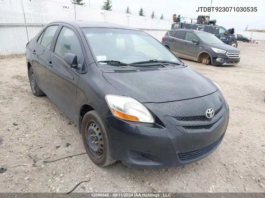 JTDBT923071030535 2007 Toyota Yaris