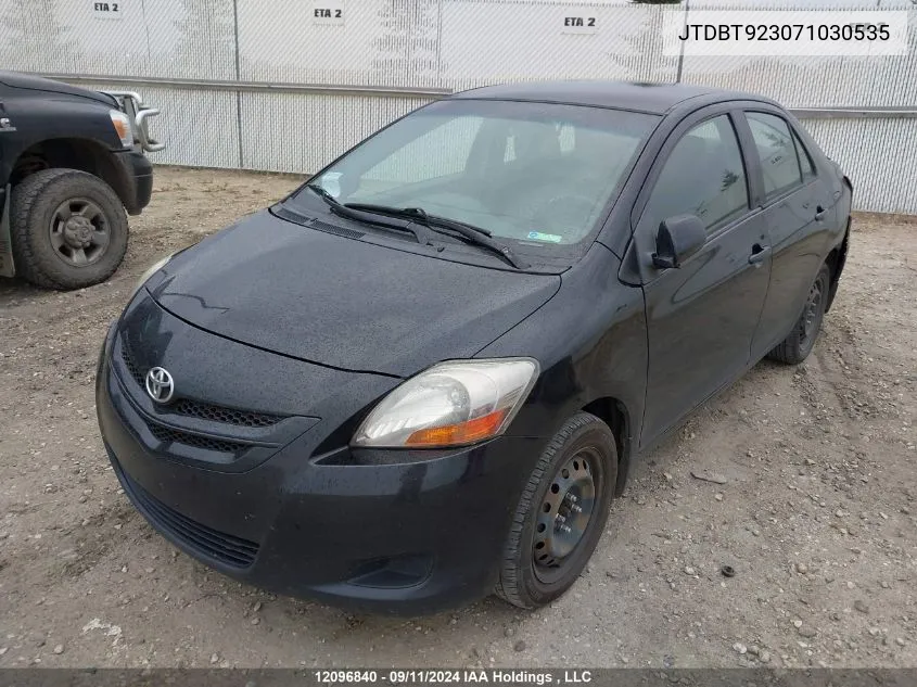 JTDBT923071030535 2007 Toyota Yaris