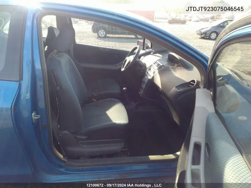 JTDJT923075046545 2007 Toyota Yaris