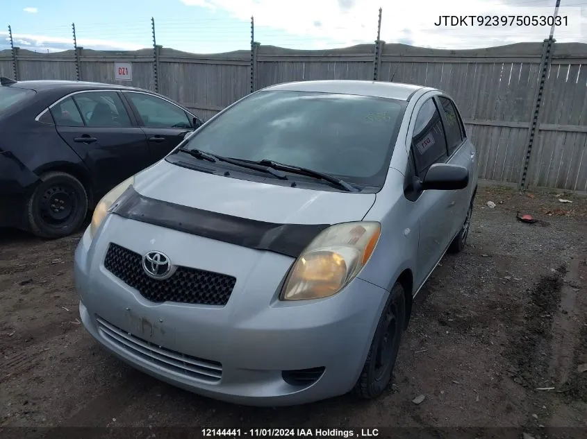 2007 Toyota Yaris VIN: JTDKT923975053031 Lot: 12144441